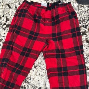 Goodfellow & Co Red and Black Plaid Lounge Pants